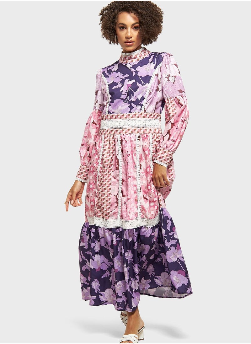 2Xtremz - Floral Printed Dress - Image 1