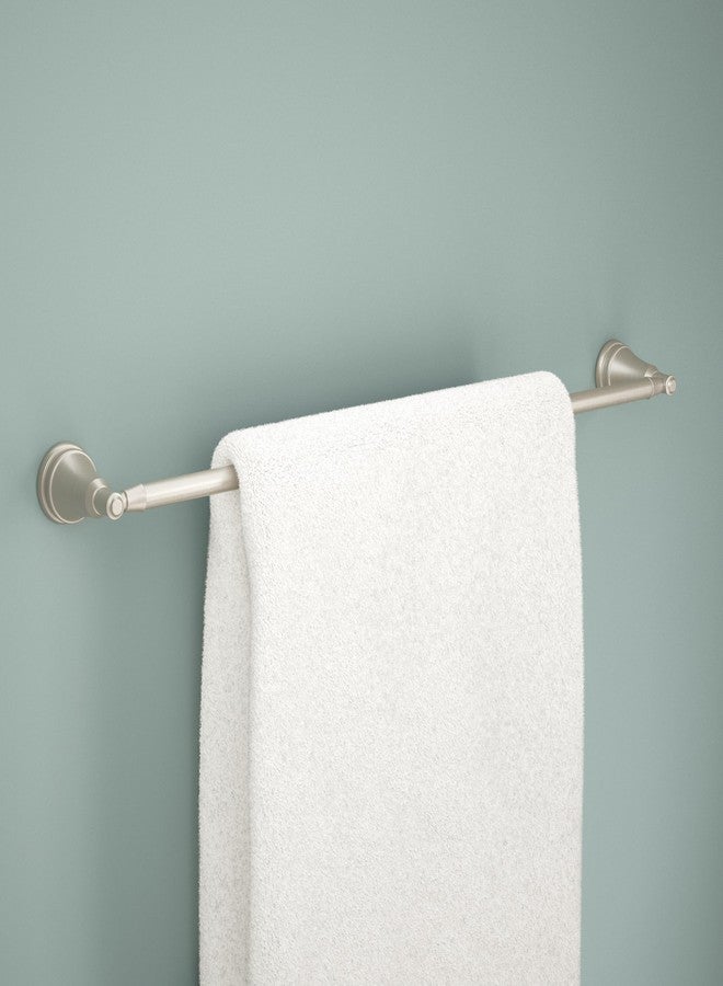 دلتا حامل مناشف دلتا ميلان (عبوة واحدة) مقاس 18 بوصة مع حامل مناشف قابل للتمديد 6 بوصات للحمام، نيكل مصقول، حامل مناشف حائطي قابل للتمديد من 18 إلى 24 بوصة، MYN18-DN - Image 2