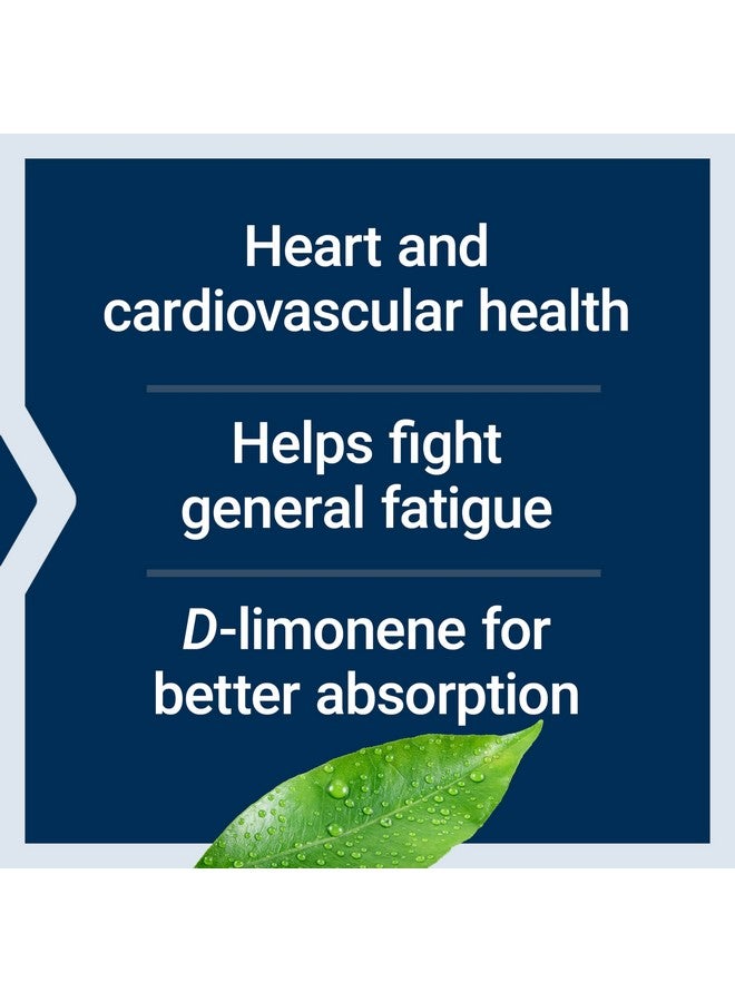 Life Extension Super-Absorbable CoQ10 (Ubiquinone) with d-Limonene - Heart Health, Fight General Fatigue, Better Absorption - Gluten-Free, Non-GMO - 60 Softgels