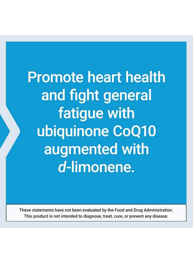 Life Extension Super-Absorbable CoQ10 (Ubiquinone) with d-Limonene - Heart Health, Fight General Fatigue, Better Absorption - Gluten-Free, Non-GMO - 60 Softgels