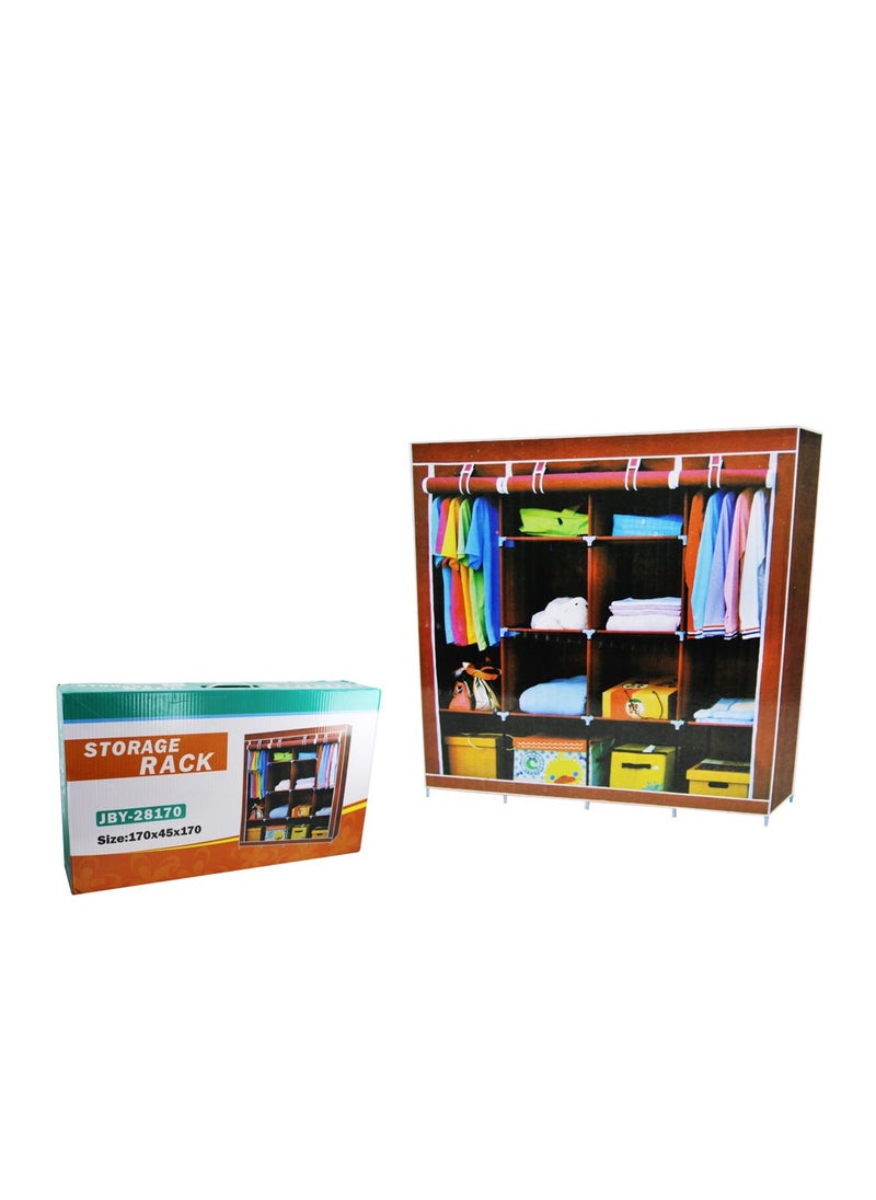 Generic Generic Cloth Cupboard 170x45x170cm Spacious, Durable, and Versatile Storage Solution  - Image 2