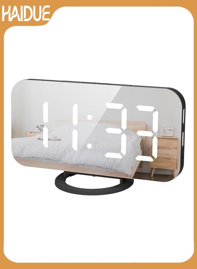 Haidue LED Digital Alarm Clock With Large White Font Display - Image 1