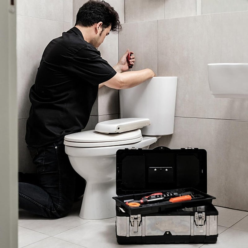 طقم مسامير تثبيت مقعد المرحاض من النايلون مسامير فولاذية مقاومة للصدأ بديل الحمام - Image 5