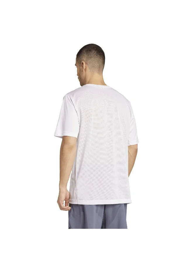 Adidas Tech App Gf Tee White T-Shirt (Short Sleeve) T-Shirts For Men