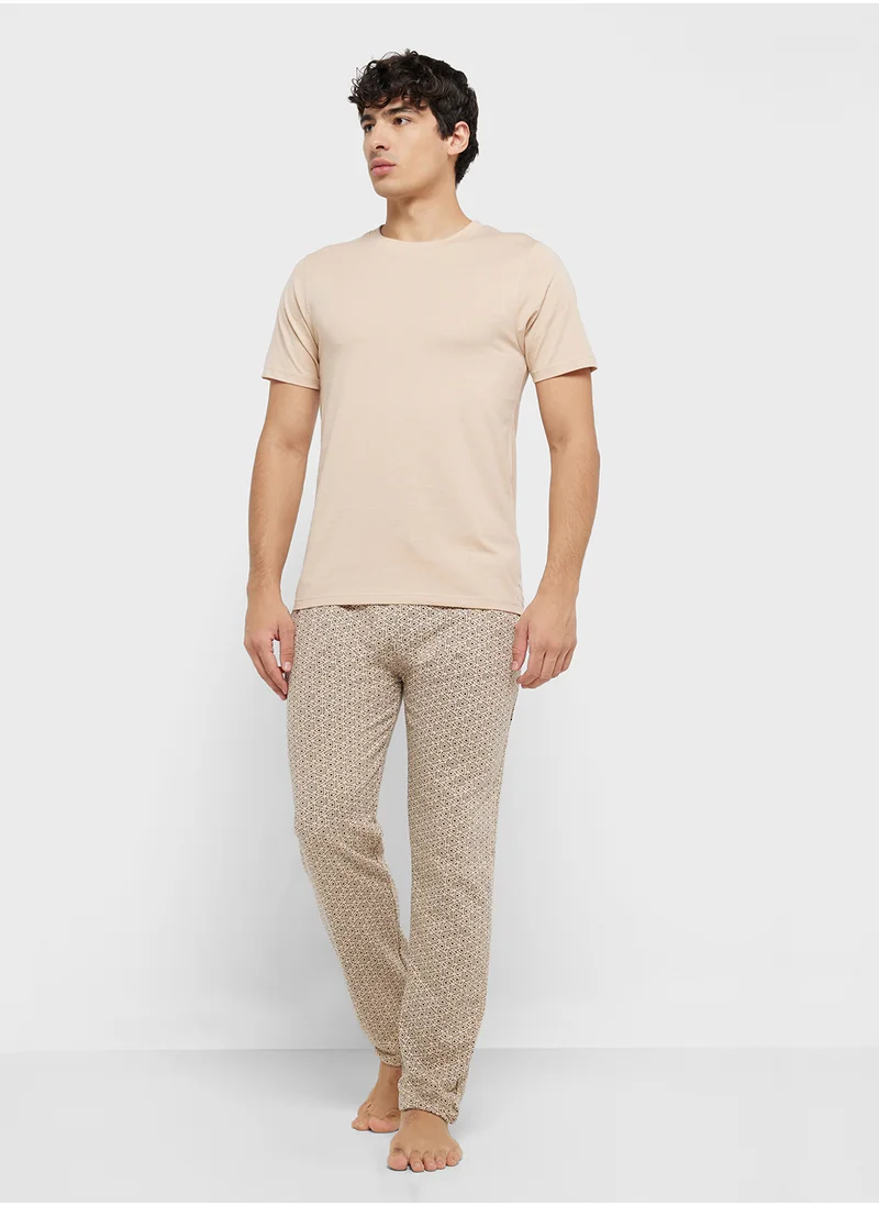 Seventy Five All Over Print T-Shirt & Joggers