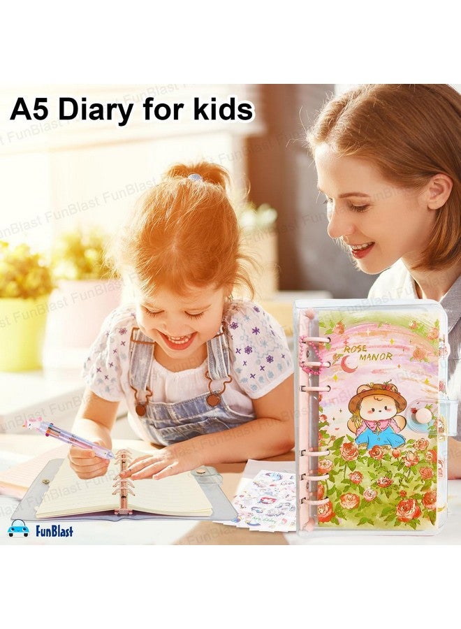 FunBlast FunBlast Diary for Girls - Cute Kawaii Diary, Spiral Diary for Kids, 3D Journal Notebook Diary for Girls, Diary for Students Stationary Items, Birthday Gift for Kids - 80 Pages (Random Print)  - Image 4