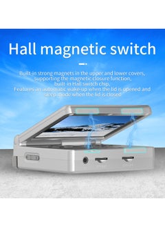 ANBERNIC  RG35XXSP Handheld Flip Retro Portable Game Console 3.5-inch Hall Magnetic Switch 3300maH Battery WIFI Bluetooth (Silver 64+128G, 10000+ Games)  - Image 2
