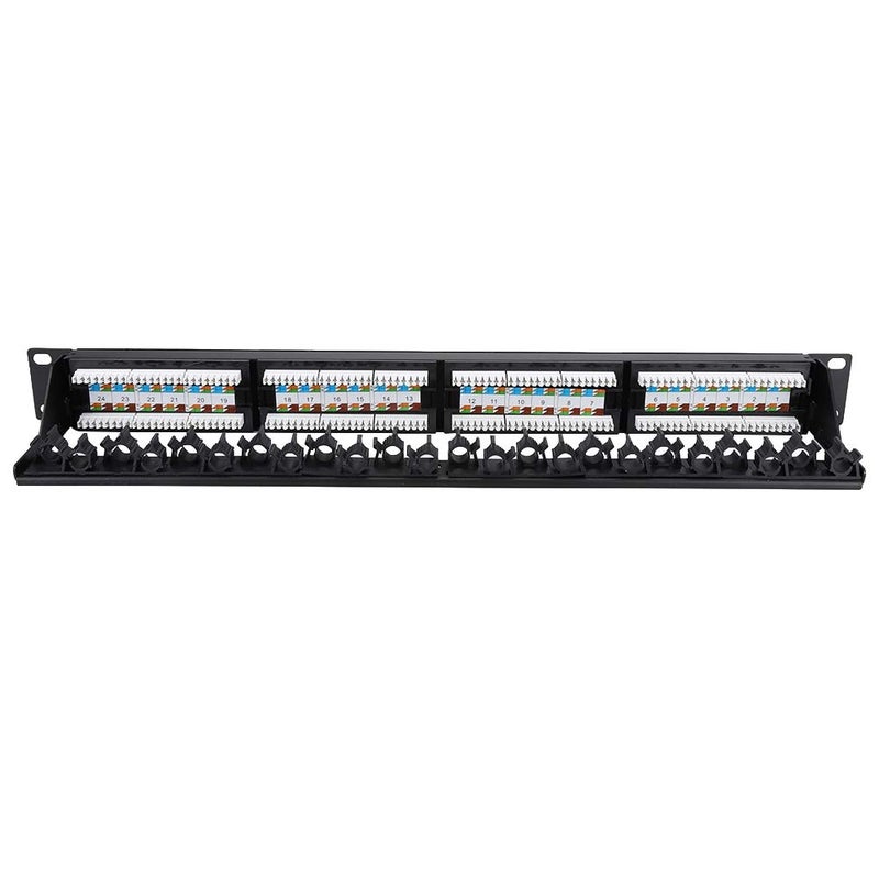 Agatige 24 Port Cat6 Ethernet Patch Panel 3U Rackmount Wallmount Punch Down Block - Image 2