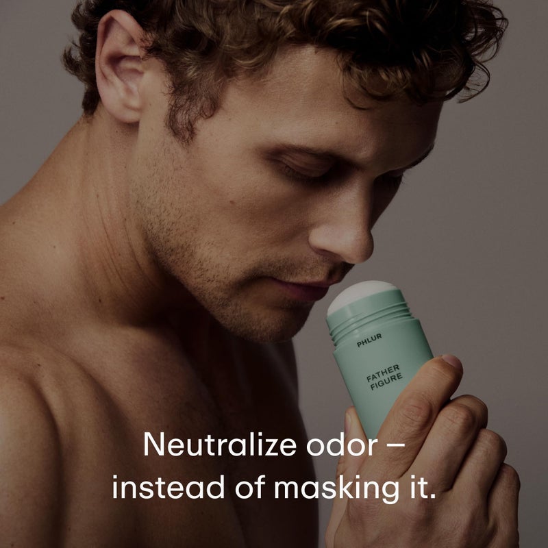 PHLUR Father Figure Natural Deodorant - 48 Hour Odor Protection Baking Soda Free & Aluminum Free Deodorant - Salicylic Acid, Arrowroot Powder & Tamanu Oil - No Residue or Irritation - Image 4