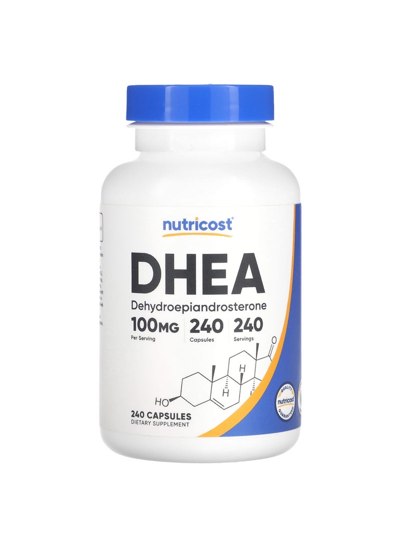 DHEA , 100 mg , 240 Capsules