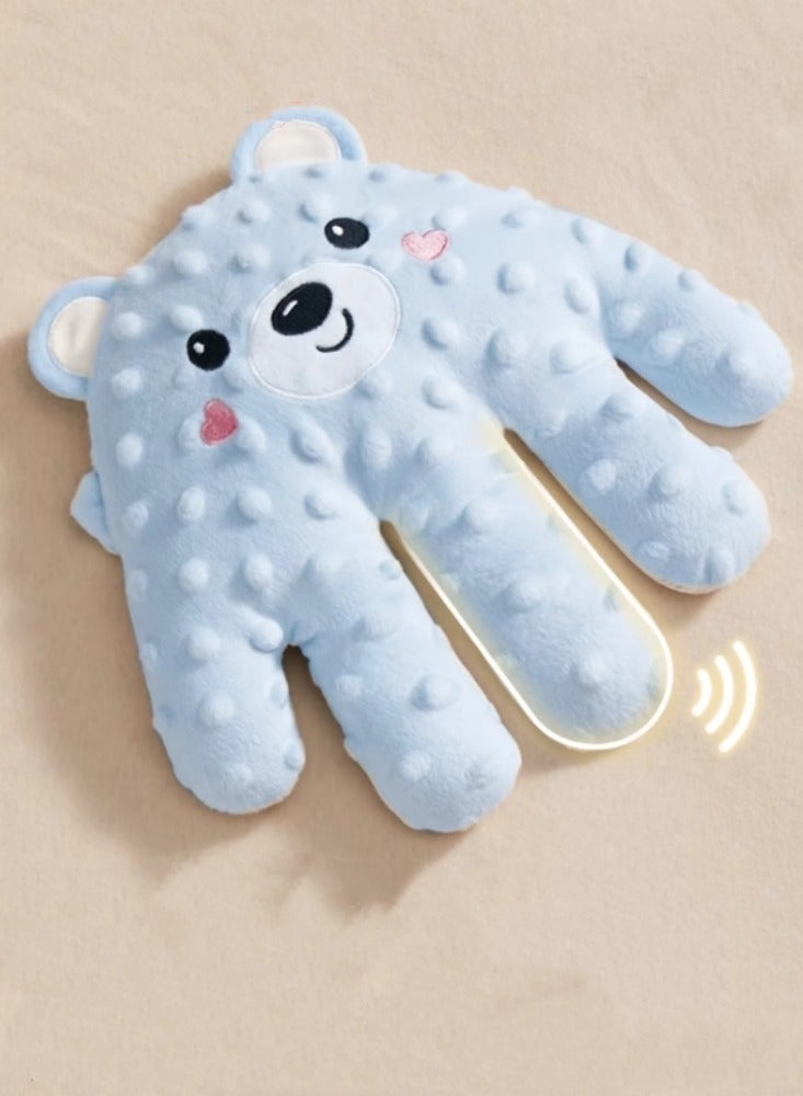 Baby Automatic Patting Sleep Soothing Palm Sleep Soothing Device, Baby Lying Down To Sleep Soothing Baby To Fall Ssleep Independently Little Blue Bear