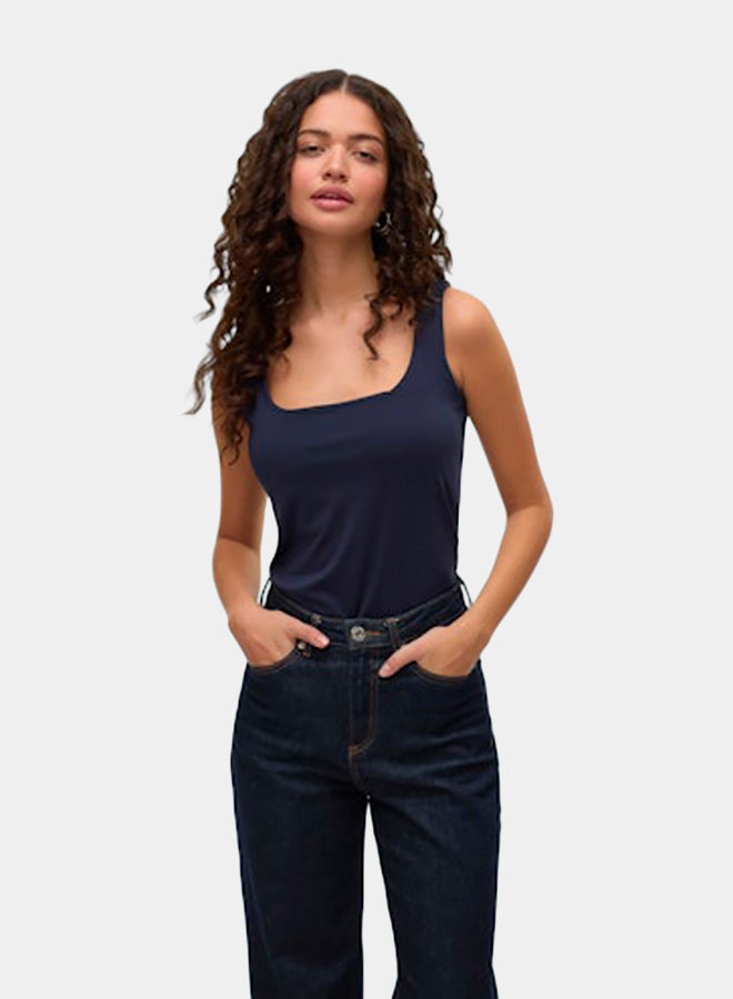 VERO MODA VERO MODA Womens Million Sleeveless Square Top 2-Way Juniors - Image 2