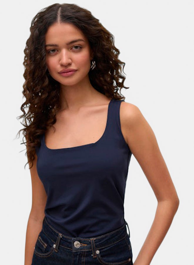 VERO MODA VERO MODA Womens Million Sleeveless Square Top 2-Way Juniors - Image 3