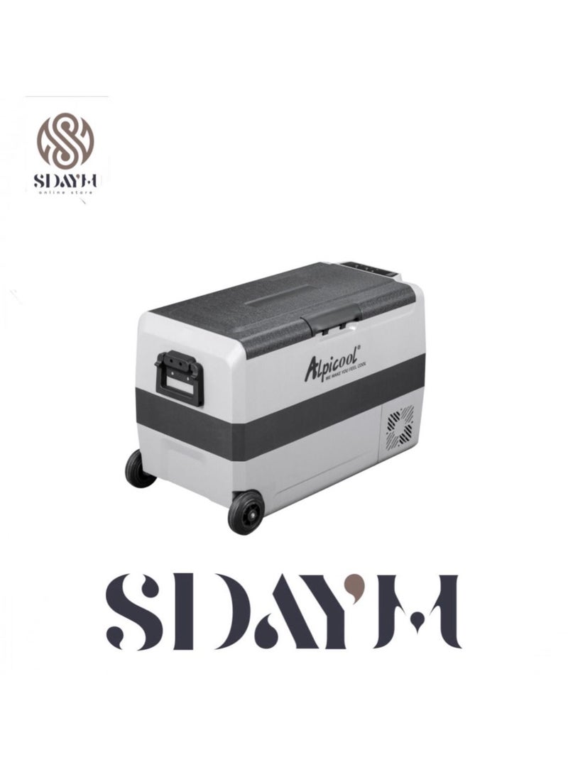 Alpicool Alpicool T60 60L Car Fridge Freezer Portable Car Refrigerator 12/24V Electric Cooler for Camping, Road Trip, Picnic - Image 1