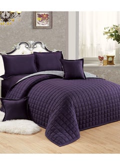 Sleep night 6-Piece Compressed King Size Two-sided Comforter Set Microfiber  - Image 1