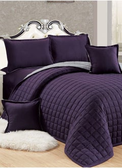 Sleep night 6-Piece Compressed King Size Two-sided Comforter Set Microfiber  - Image 3