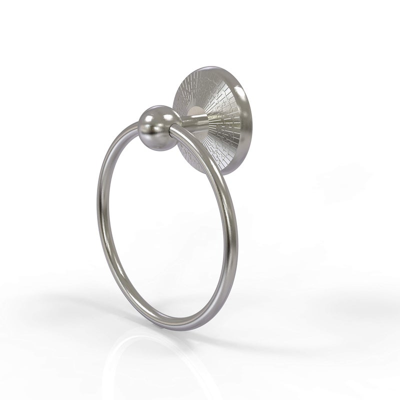 Allied Brass PMC-16 Prestige Monte Carlo Collection Towel Ring, Satin Nickel - Image 4