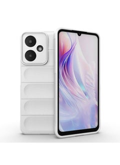 HuHa Case Cover For Xiaomi Redmi 13C 5G Magic Shield TPU + Flannel Phone Case White 