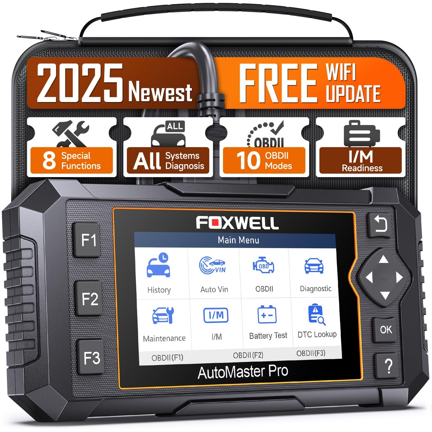 Foxwell Nt624 Elite All System Obd2 Scanner Diagnostic Tool 8 Reset Code Reader For Cars And Trucks Abs Bleeding Code Readers & Scan Tools Wifi Lifetime Update Automotive Scanner Auto Vin Auto Scanner