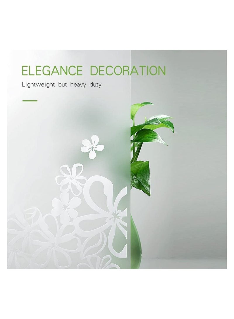 SYOSI Shower Curtain Liner, 72 Inch Waterproof PEVA Shower Curtain Liners with Metal Grommets and 12 Plastic Hooks Thick Bathroom Plastic Shower Curtain Liner, Thickened White Flower Vine Shower Curtain - Image 5