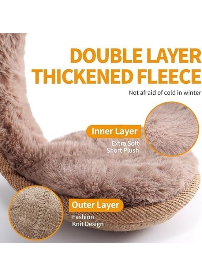 أسفل الأذن لشتاء النساء والرجال، الحياكة قابل للتعديل النساء أسفل الأذن الشتاء، جنس واحد الشتاء أسفل الأذن النساء فتاة - Image 2