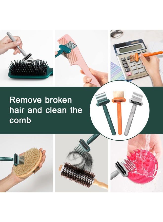 RHOS 2-in-1 Hair Brush Cleaning Tool - Comb and Brush Cleaner for Removing Hair, Dust from Home and Salon Use (1 Pack - Gray) - Image 5
