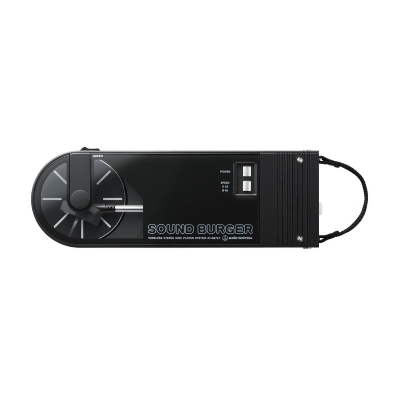audio-technica AudioTechnica ATSB727 Sound Burger Portable Bluetooth Turntable Black - Image 2