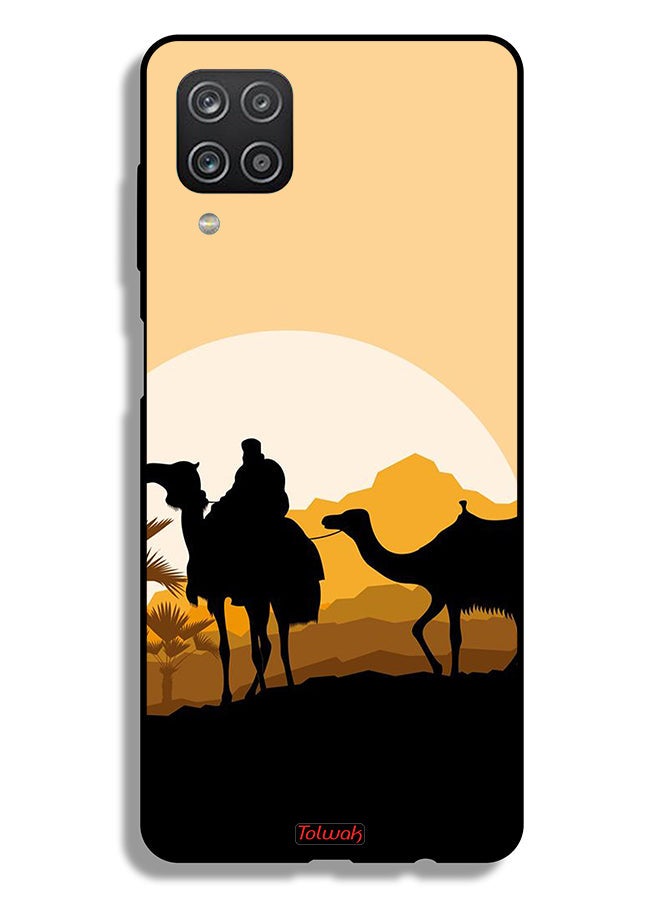 Tolwak غطاء حماية لهاتف سامسونج جالاكسي A12 - فن الجمال في الصحراء - Image 1