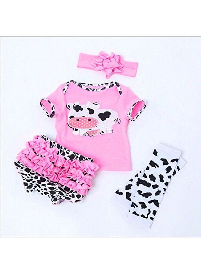 Pedolltree Reborn Baby Dolls Clothes Girl Pink Outfits For 20" 22" Reborn Doll Baby Girl Clothing - Image 2