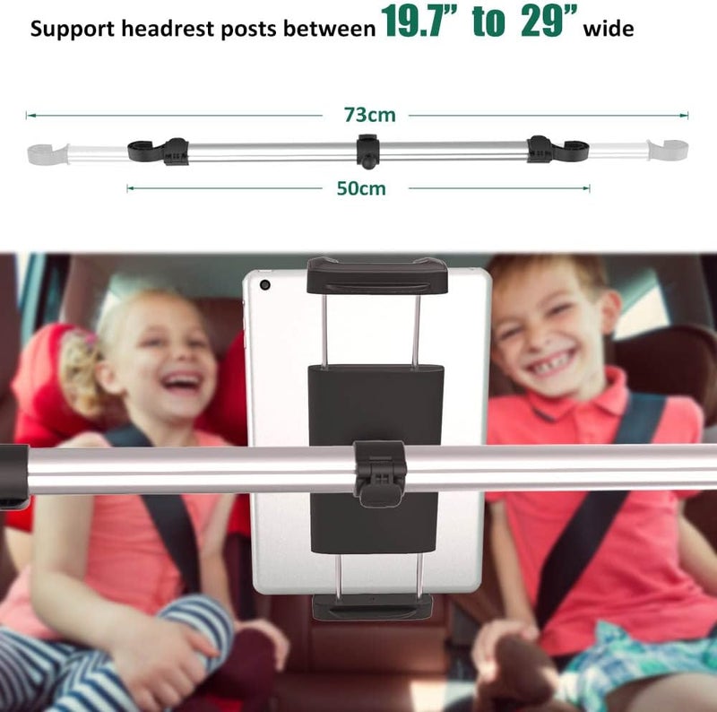 Cuxwill Car Headrest Tablet Mount Holder for 4-13'' Devices - Image 4
