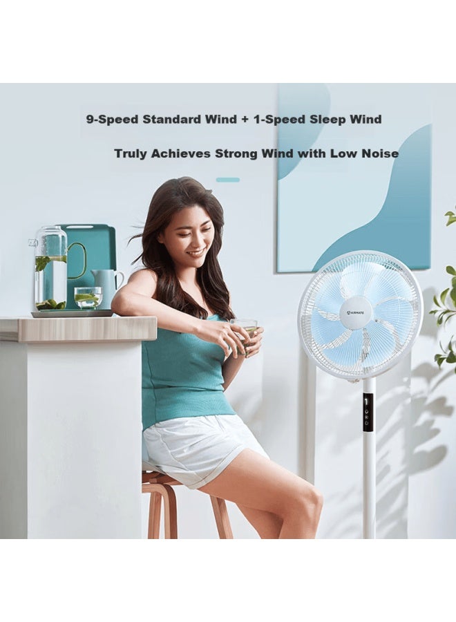 Airmate [dc Inverter] Electric Fan, High-power Household Smart Remote Control Floor Fan, Quiet Bedroom Fan, First-class Energy Efficiency Air Circulator Fan With Oscillation, Energy-saving Small Fa - Image 5