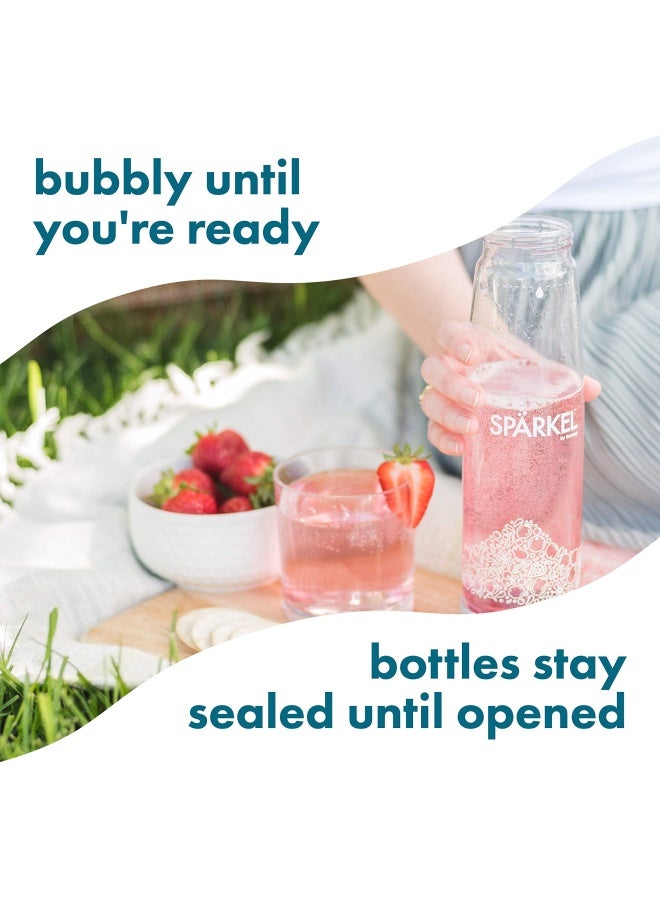 SPARKEL Spärkel Bottle 2-Pack - 2x 750ml (25.4oz.) - Always have a bubbly drink ready - Use with Spärkel Beverage System - Image 3