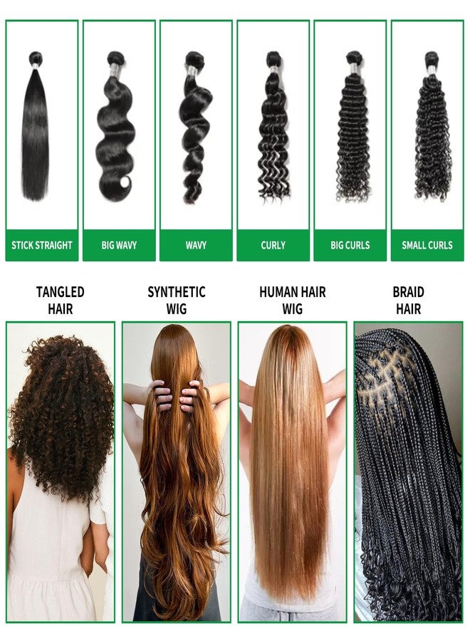 Goiple Wig Shampoo for Synthetic Wigs & Wig Milk Spray for Synthetic Hair, Detangle and Anti-Frizz, Hydrates & Moisturizes Synthetic Wig Shampoo, Conditioner＆Detangler 2 in 1 Moisturize Spray Detangler Brush - Image 5
