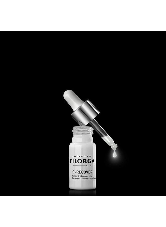 Laboratoires Filorga Paris - Filorga C-Recover Vitamin C Face Serum, Radiance Boosting Concentrate for Anti Fatigue, Anti Aging & Skin Hydration, 3 Count (Pack of 1) - Image 1