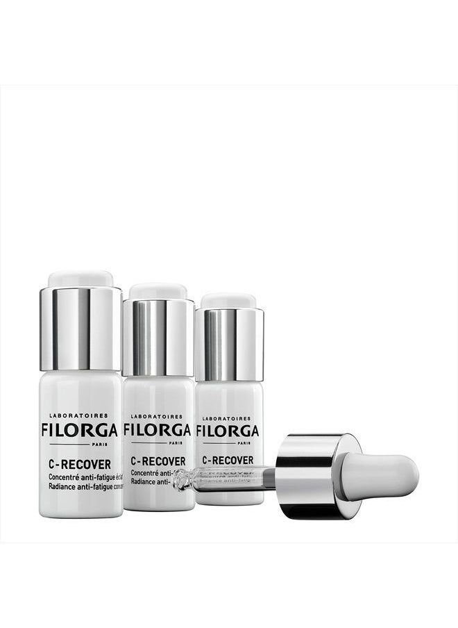 Laboratoires Filorga Paris - Filorga C-Recover Vitamin C Face Serum, Radiance Boosting Concentrate for Anti Fatigue, Anti Aging & Skin Hydration, 3 Count (Pack of 1) - Image 1