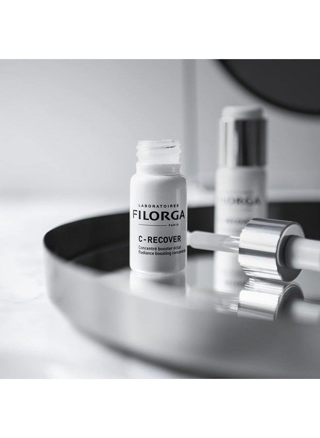 Laboratoires Filorga Paris - Filorga C-Recover Vitamin C Face Serum, Radiance Boosting Concentrate for Anti Fatigue, Anti Aging & Skin Hydration, 3 Count (Pack of 1) - Image 1