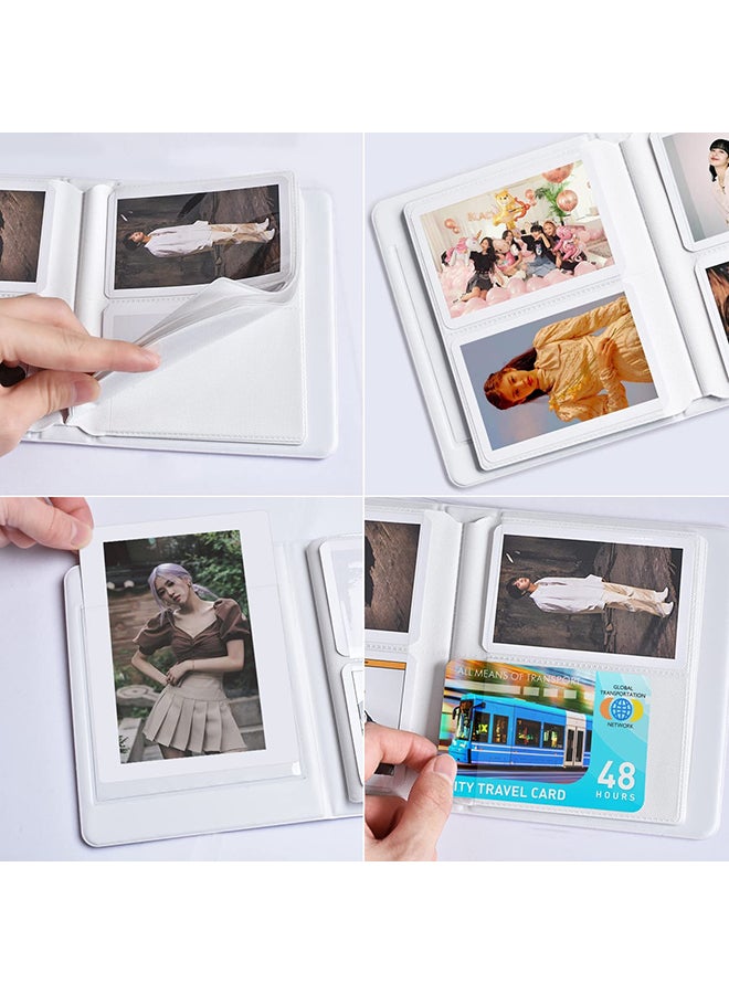 O Ozone 64 Pockets Hollow Heart Design Photo Album for Fujifilm Instax Mini 11 90 70 50S 26 25 9 8 8+ 7S Instant Camera, Polaroid Snap Film Photocards- Cyon  - Image 5