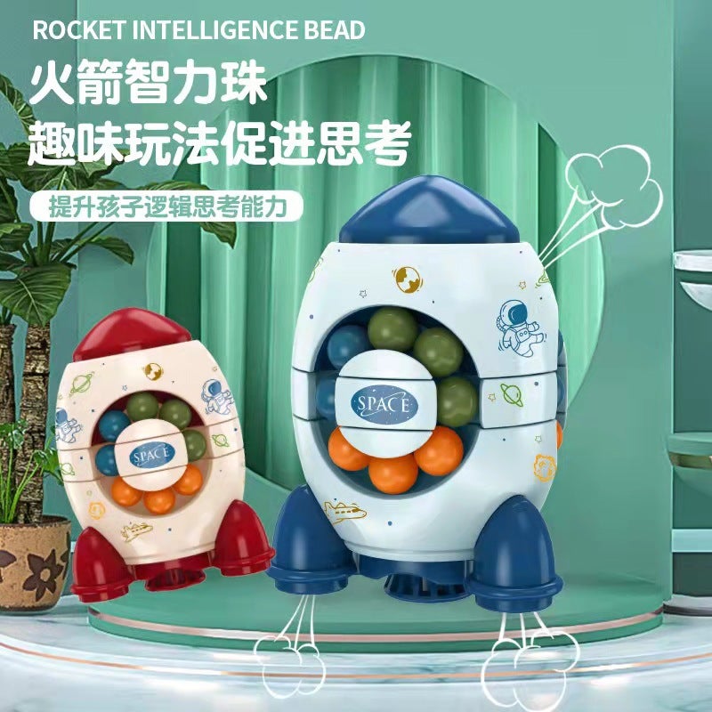 New Space Fingertip Gyroscope Third-Order Rubik'S Cube Magic Bean Spaceship Space Children'S Educational Toys Gifts - Image 3