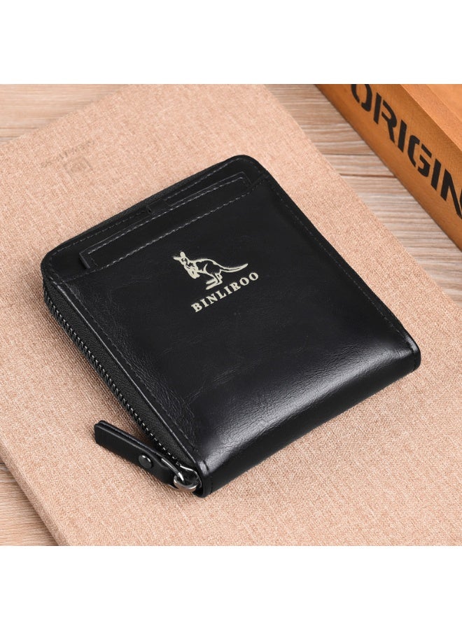 xozgdovg Binli Kangaroo 2003 Coin Purse Multi-Card Wallet 2005 Black 