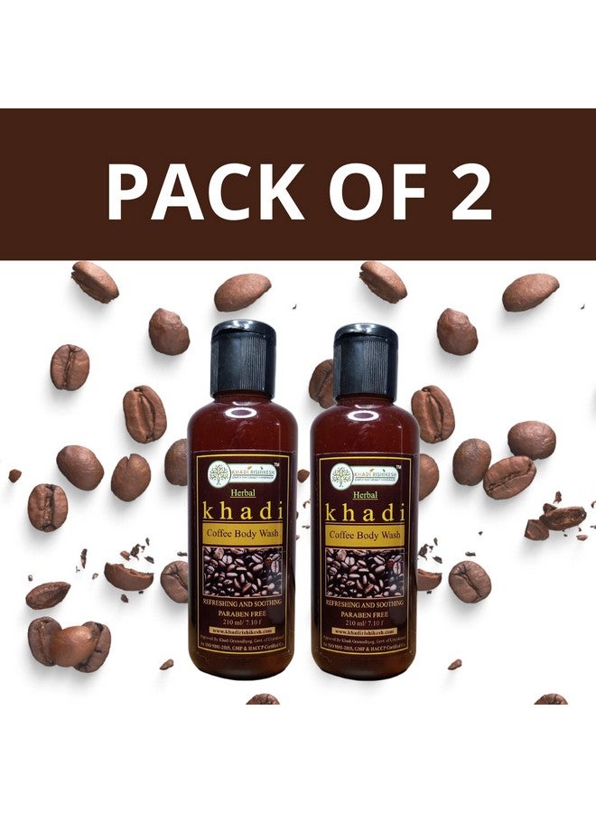 KHADI RISHIKESH Body Wash With Coffee Shower Gel Combos For Skin Awakening Men And Women- 210Ml (Pack Of 2 (2X210Ml)) - Image 2