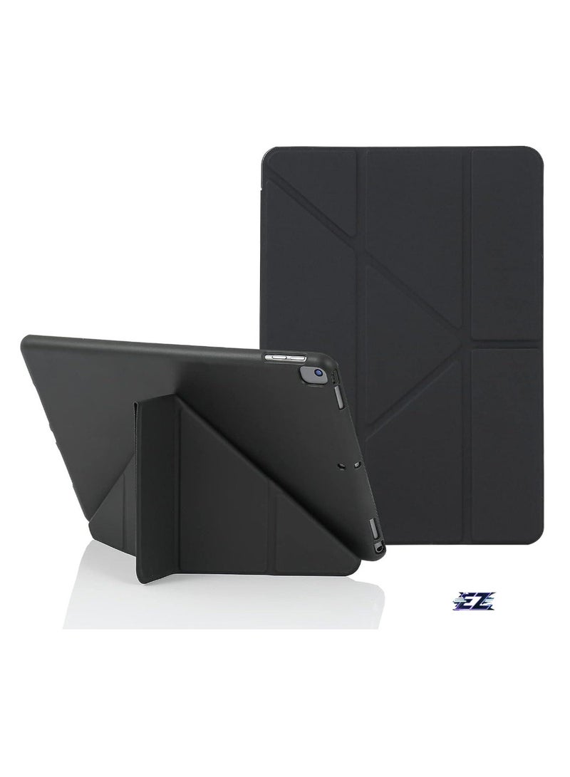 ELTRAZONE iPad 10.2 Inch Case, Compatible with iPad 9th Generation 2021, iPad 8th Generation 2020 & iPad 7th Generation 2019, 5-in-1 Multiple Viewing Angles, Auto Wake/Sleep, Soft Back Cover, Black - Image 1