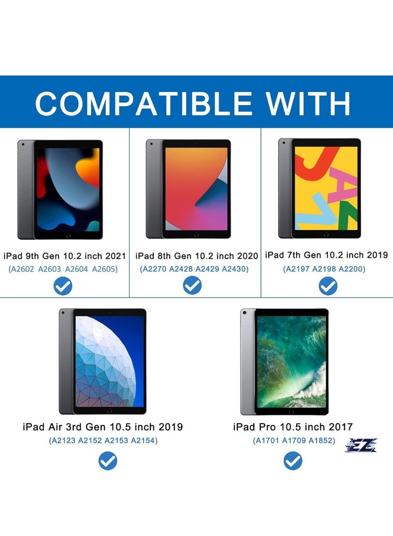 ELTRAZONE iPad 10.2 Inch Case, Compatible with iPad 9th Generation 2021, iPad 8th Generation 2020 & iPad 7th Generation 2019, 5-in-1 Multiple Viewing Angles, Auto Wake/Sleep, Soft Back Cover, Black - Image 2