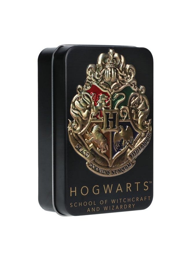 Paladone Hogwarts Playing Cards in a Tin Black, Harry Potter Game & Activity, 52 Cards Representing Gryffindor Ravenclaw Hufflepuff Slytherin - Image 2