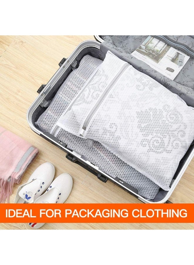 Kimmama Set of 2 Delicates Laundry Bags,Durable Zipper Mesh Laundry Bag,Bra Fine Mesh Wash Bag,Keep Cloth Shape in the Washer - Image 5
