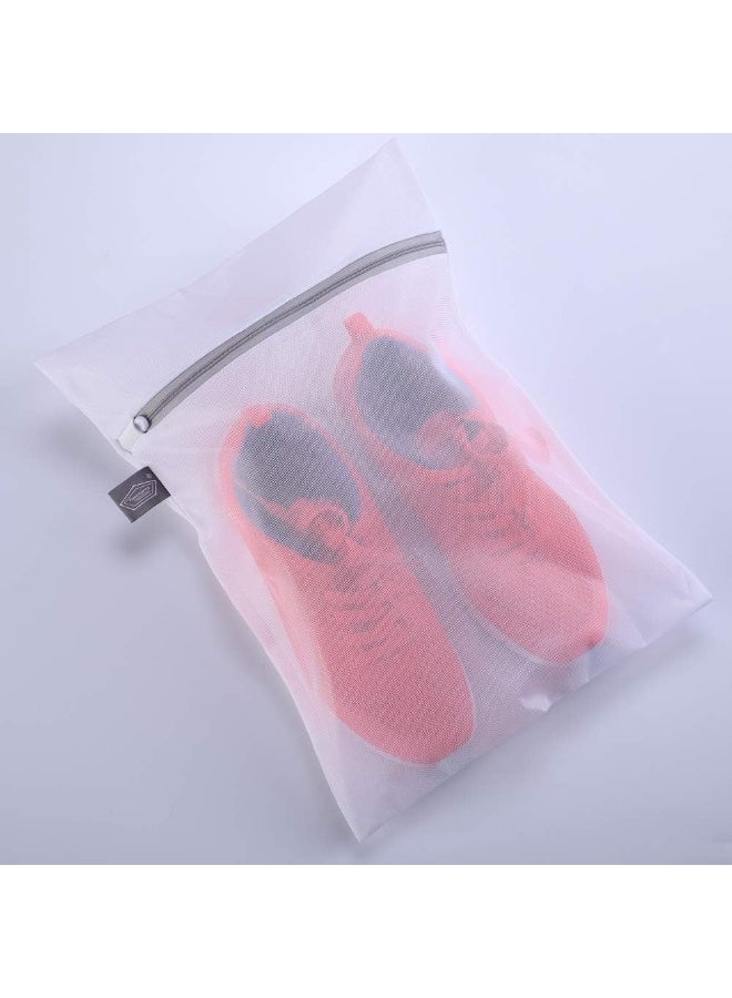 Kimmama Set of 2 Delicates Laundry Bags,Durable Zipper Mesh Laundry Bag,Bra Fine Mesh Wash Bag,Keep Cloth Shape in the Washer - Image 3