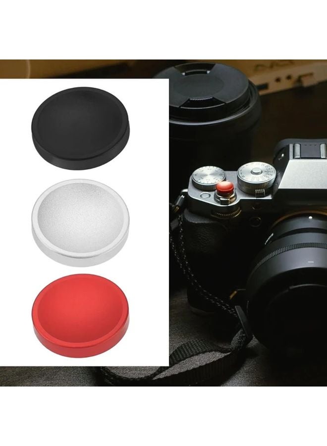 3pcs Matte Camera Shutter Buttons Compatible Fujifilm XT5 X100VI Nikon ZF Ricoh Q3 Black Red Gray - Image 5