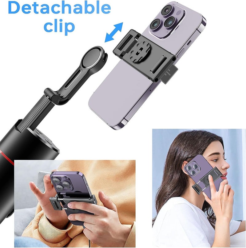 HOLD UP Auto Face Tracking Tripod with Remote 360° Rotation Auto Tracking Phone Holder Smart Tracking Phone Stand Moving Tripod for iPhone Content Creator Essentials for Video Vlog Live Stream, No App - Image 5