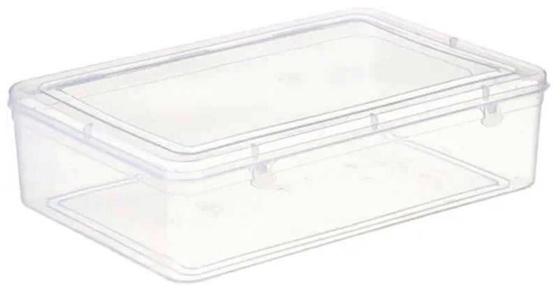 Magic Providers Multipurpose Plastic Container Box Pack of 1 | for Travel Organizer for Home Storage | Jewelry | Hair Pins | Medicines | Craft Material | Hardware - Trans 3750ML ,(28.9 x 20.2 x 8.2)cm - Image 2