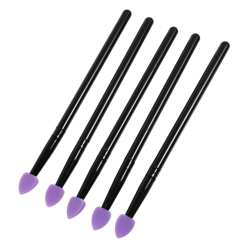5PCS Silicone Eyeshadow Brush Set Portable Professional Home Makeup Tool - Image 1