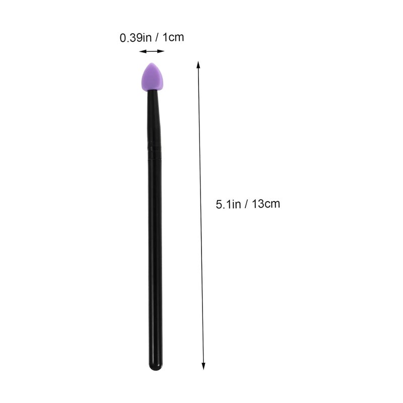 5PCS Silicone Eyeshadow Brush Set Portable Professional Home Makeup Tool - Image 2